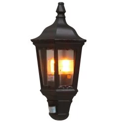Konstsmide Buitenlamp Firenze Zwart Met Bewegingssensor 49.5cm -Buitentuin 41 3014