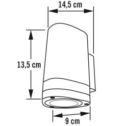 Konstsmide Buitenlamp Modena Zwart -Buitentuin 41 3023