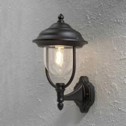Konstsmide Buitenlamp Parma 43cm Mat Zwart