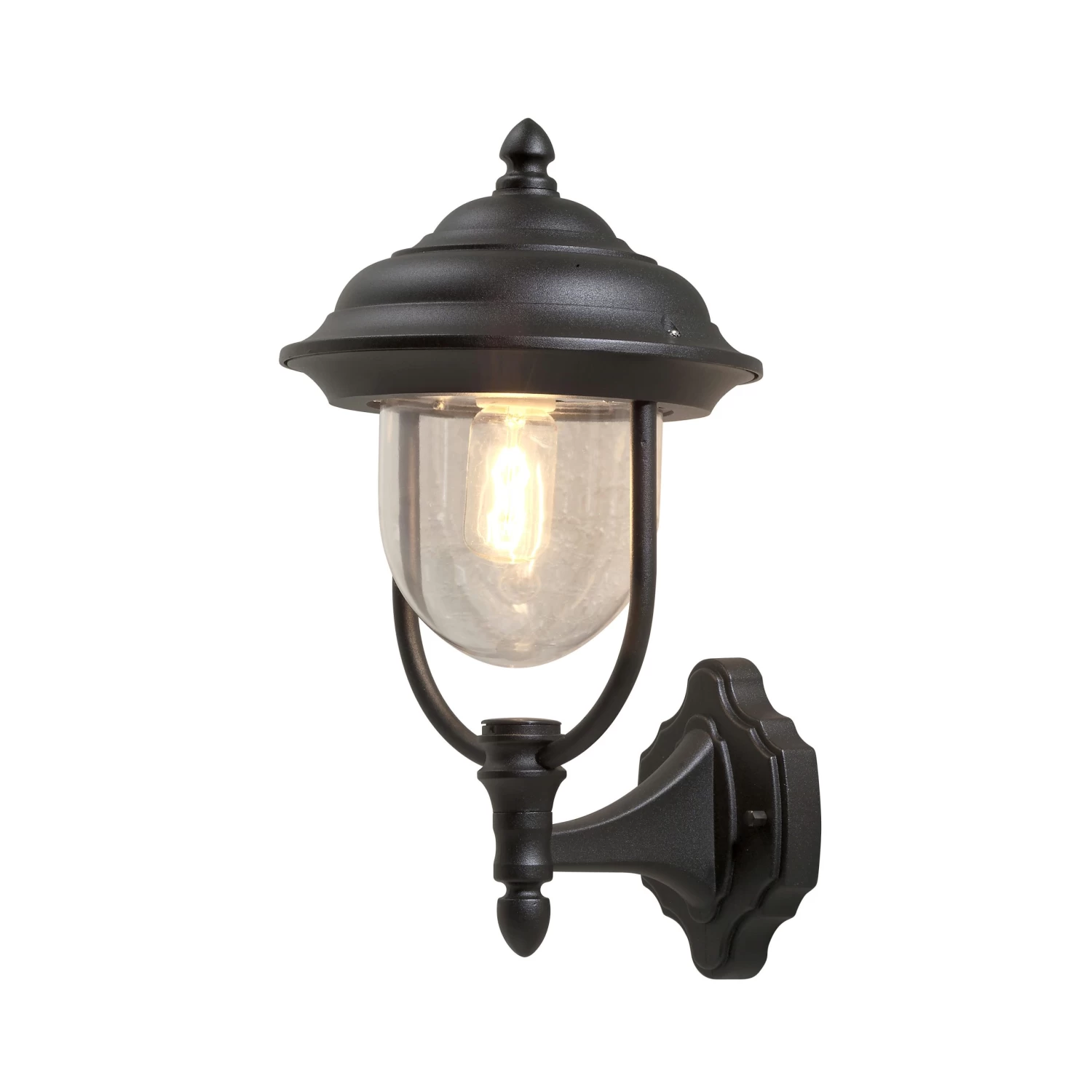 Konstsmide Buitenlamp Parma 43cm Mat Zwart 4 Konstsmide Buitenlamp Parma 43cm Mat Zwart - Afbeelding 2