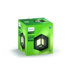 Philips Wandlamp Parterre Zwart -Buitentuin 41 3063