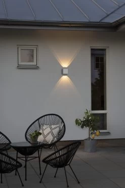 Konstsmide Buitenlamp Chieri 4x1w Mat Wit -Buitentuin 41 3090