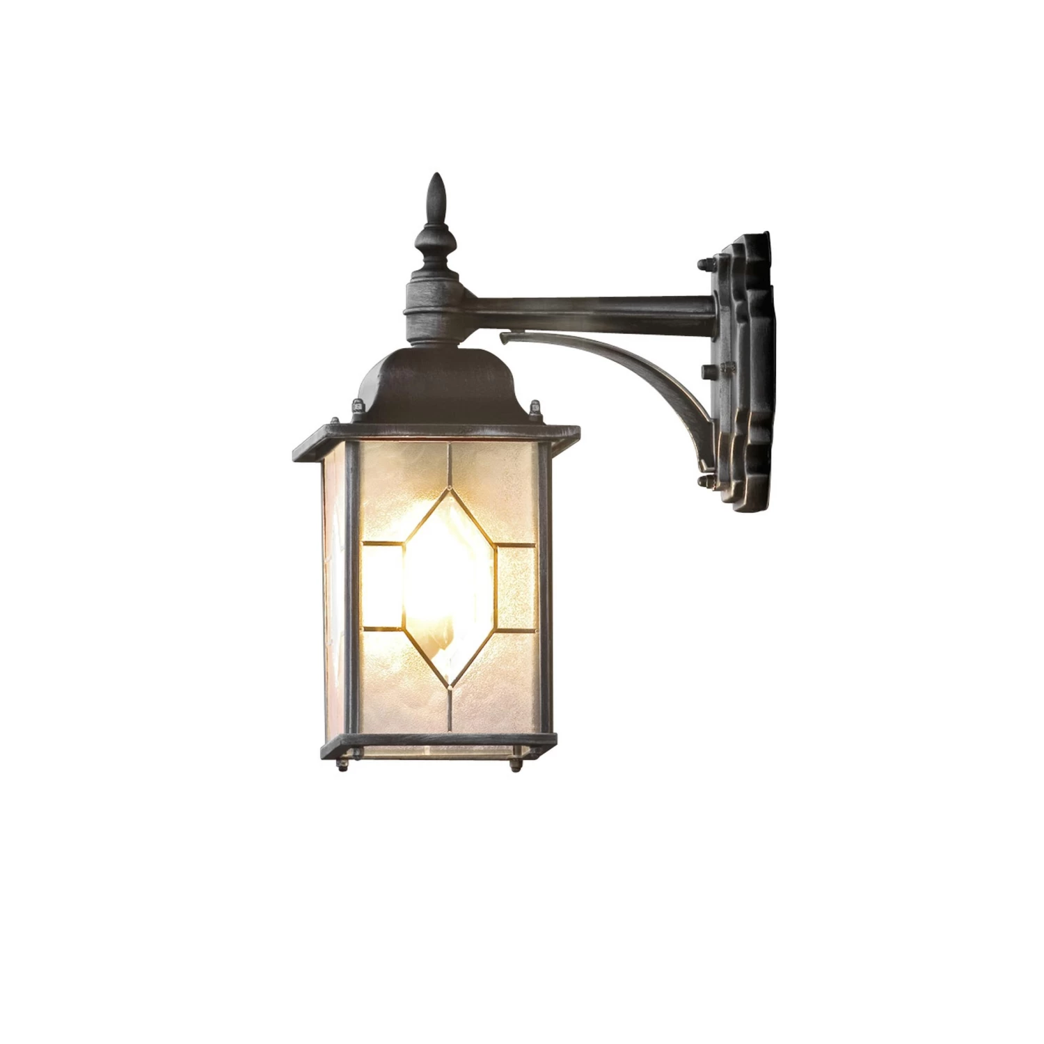 Konstsmide Buitenlamp Milano Zwart Down 4 Konstsmide Buitenlamp Milano Zwart Down - Afbeelding 2