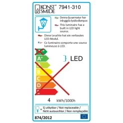 Konstsmide Monza Powerled Bewegingsmelder 14 Cm 8 Konstsmide Monza Powerled Bewegingsmelder 14 Cm -Buitentuin 41 3140