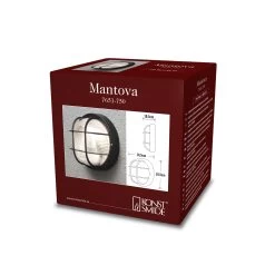 Konstsmide Mantova Wandlamp Zwart E27 7 Konstsmide Mantova Wandlamp Zwart E27 -Buitentuin 41 3185