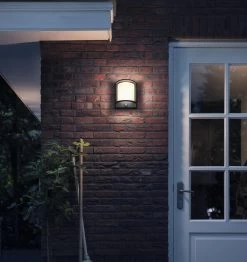 Philips Buitenlamp Samondra Antraciet Met Beweginssensor -Buitentuin 41 3199