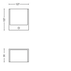 Philips Wandlamp Macaw Met Bewegingssensor -Buitentuin 41 3218