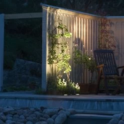 Konstsmide Grondspot Round ø11cm RVS -Buitentuin 41 3394