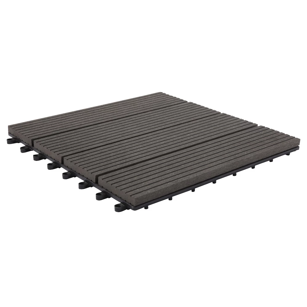 Balkontegel HKC Antraciet 30x30cm 6 Stuks 3 Balkontegel HKC Antraciet 30x30cm 6 Stuks