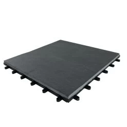 Balkontegel Graniet Zwart 30x30cm 4 Stuks -Buitentuin 41 3432