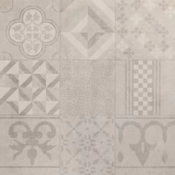 Keramische Terrastegel Kerastrada Cerajoy Mozaiek Grijs 60x60x3 Cm