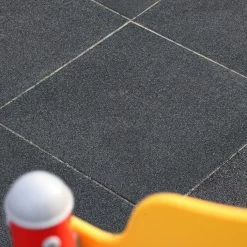 Terrastegel Rubber Zwart 50x50 Cm -Buitentuin 41 3539