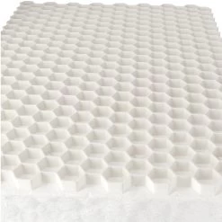 Grindrooster Wit Kunststof Met Worteldoek 119x79 Cm - 0,94 M2