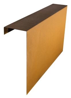 Overzetprofiel Corten Staal Voor Stapelblokken 100x45x12 Cm