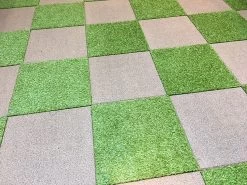 Kunstgrastegel 50x50x2,5 Cm -Buitentuin 41 3702
