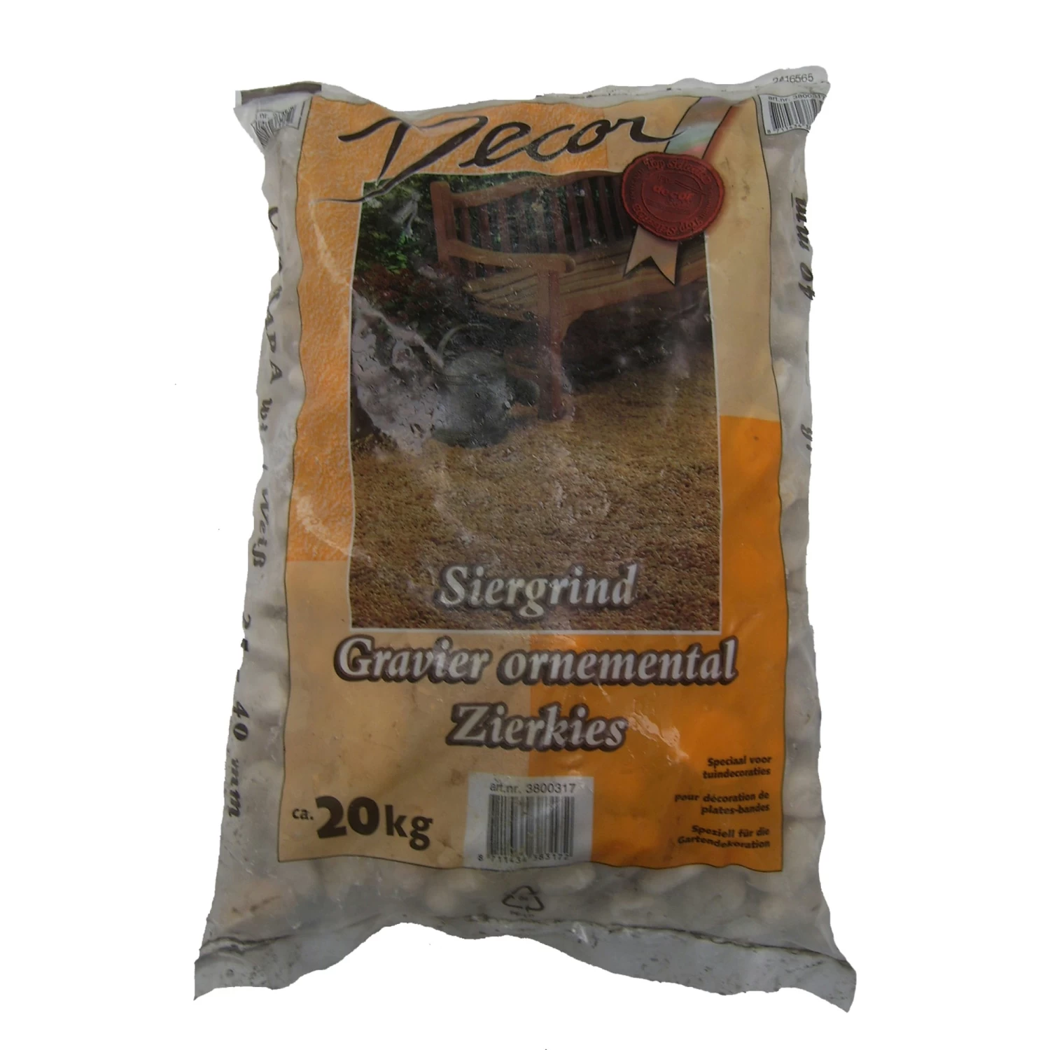 Grind Keien Carrara Wit 25-40 Mm 4 Grind Keien Carrara Wit 25-40 Mm - Afbeelding 2