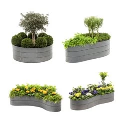 Talen Tools Flex Garden Grijs 130 Cm 2x14 Cm -Buitentuin 41 3942