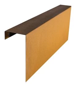 Overzetprofiel Corten Staal Voor Stapelblokken 100x30x12 Cm