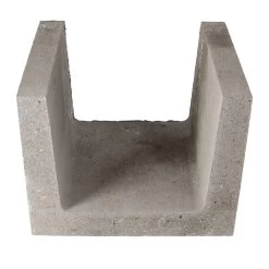 U-element Beton Grijs 40x40x50 Cm -Buitentuin 41 3991