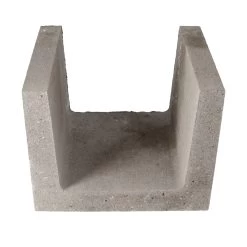 U-element Beton Grijs 40x40x50 Cm -Buitentuin 41 3992