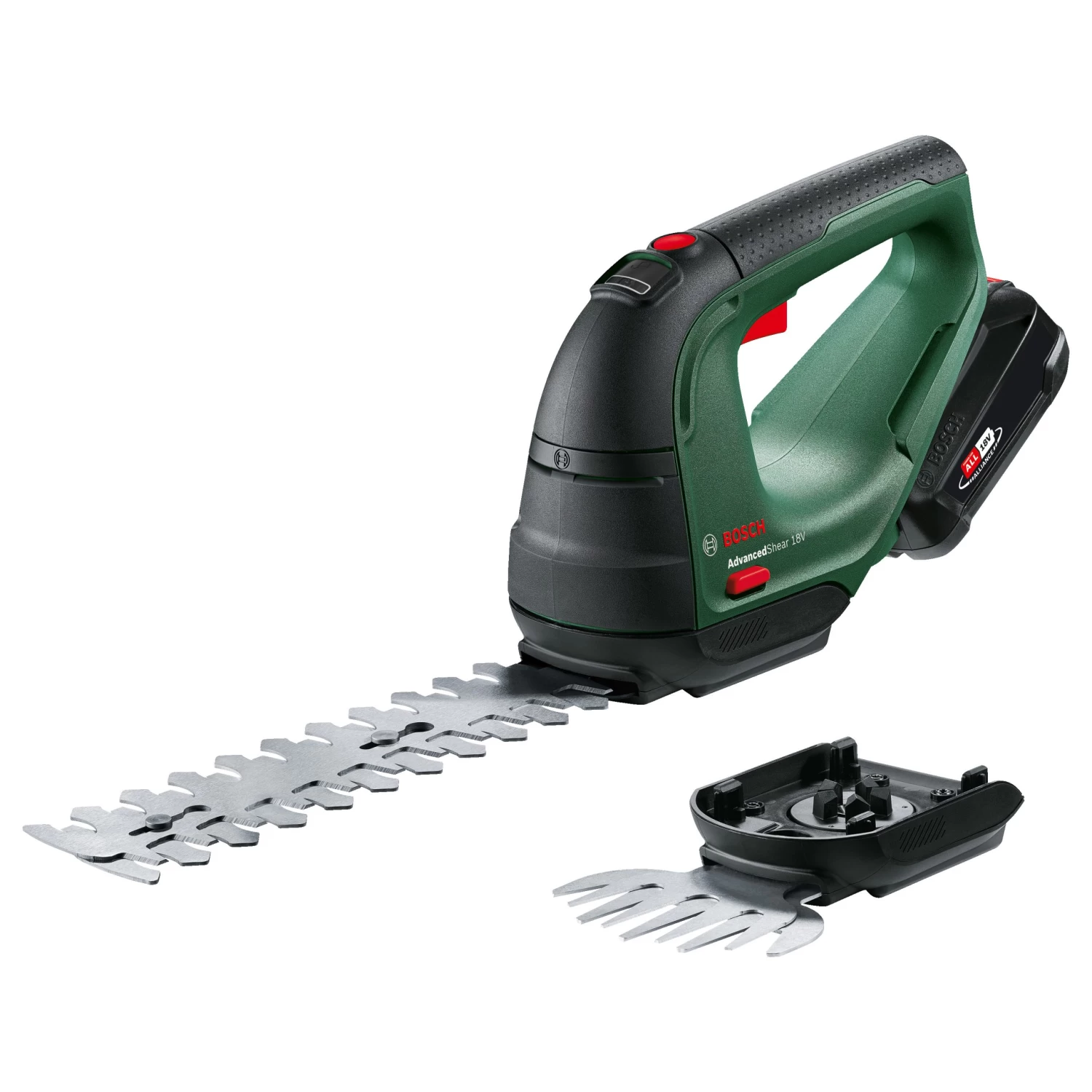 Bosch 18V Buxusschaar Advancedshear 10cm Incl. Buxusschaarmes 20 Cm En Grasschaarmes 10 Cm 5 Bosch 18V Buxusschaar Advancedshear 10cm Incl. Buxusschaarmes 20 Cm En Grasschaarmes 10 Cm - Afbeelding 3