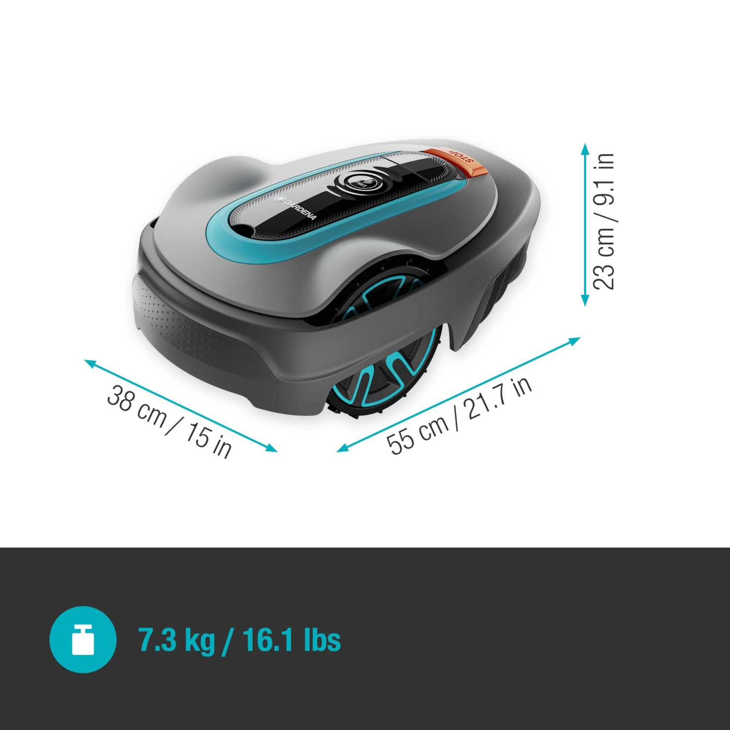 Gardena Robotmaaier Smart SILENO City 250 M² - 17cm 6 Gardena Robotmaaier Smart SILENO City 250 M² - 17cm - Afbeelding 4