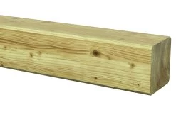 Tuinpaal Geïmpregneerd Ca. 8,8x8,8 Cm, Lengte Ca. 360 Cm