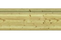 Sleufpaal Tussen Geïmpregneerd Ca. 8,8x8,8 Cm, Lengte Ca. 270 Cm -Buitentuin 41 790