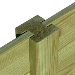 Sleufpaal Tussen Geïmpregneerd Ca. 8,8x8,8 Cm, Lengte Ca. 270 Cm -Buitentuin 41 793