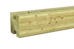 Sleufpaal Tussen Geïmpregneerd Ca. 8,8x8,8 Cm, Lengte Ca. 270 Cm -Buitentuin 41 794