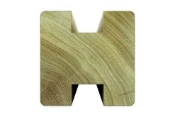 Sleufpaal Tussen Geïmpregneerd Ca. 8,8x8,8 Cm, Lengte Ca. 270 Cm -Buitentuin 41 798