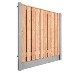 Houtbetonschutting Grijs Douglas Per Meter -Buitentuin 41 818