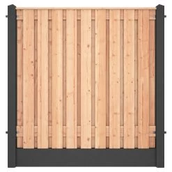 Houtbetonschutting Antraciet Douglas Per Meter -Buitentuin 41 913