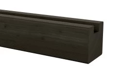 Sleufpaal Eind Antraciet Ca. 8,8x8,8 Cm, Lengte Ca. 270 Cm