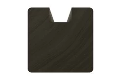 Sleufpaal Eind Antraciet Ca. 8,8x8,8 Cm, Lengte Ca. 270 Cm -Buitentuin 41 958